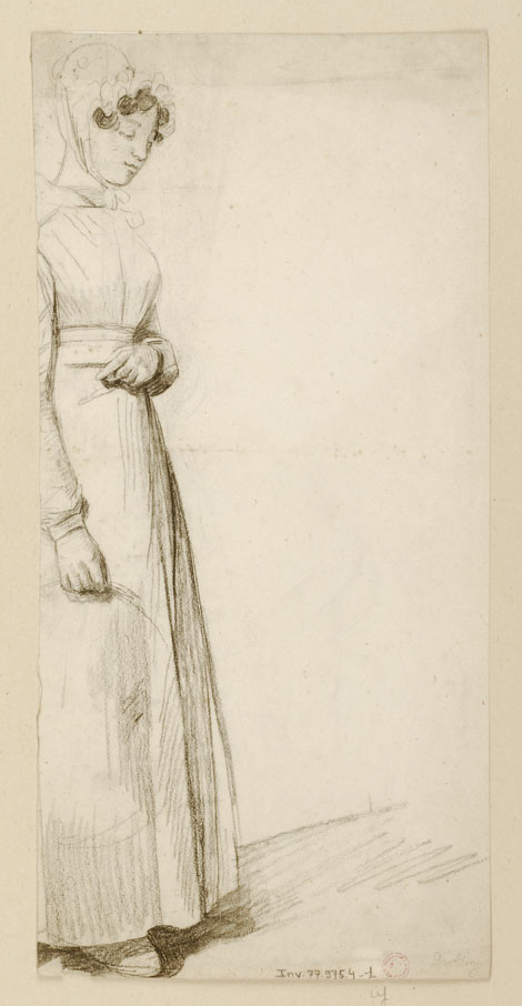 PORTRAIT DE FEMME ; RELIGIEUSE EN PRIERE_0